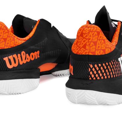Imagem de Tênis Wilson Kaos Swift 1.5 - Clay - Saibro - Preto e Laranja