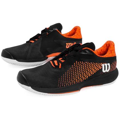 Imagem de Tênis Wilson Kaos Swift 1.5 - Clay - Saibro - Preto e Laranja