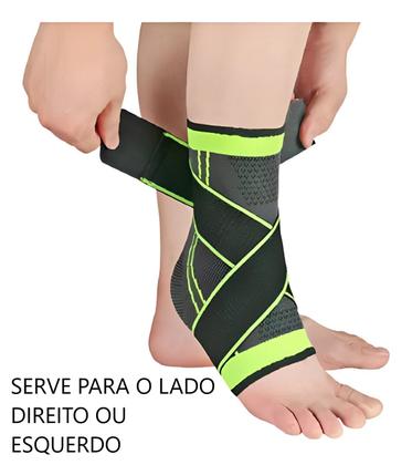 Imagem de Tensor ajustável ortopédico Tornozeleira alta compressão