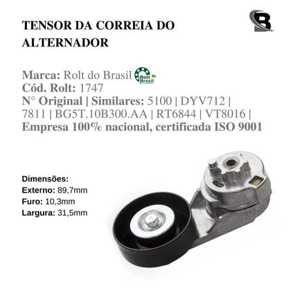 Imagem de Tensor Alternador Troller T4 3.0 Diesel 2006 A 2014