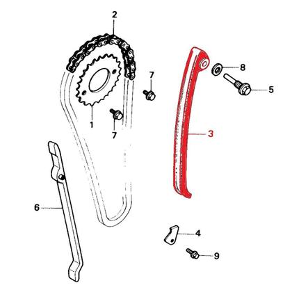 Imagem de Tensor Corrente Comando Nx150 200 Xr200 Cbx150 Bros150 03-05