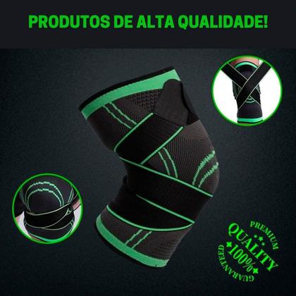 Imagem de Tensor Joelho Joelheira Proteção Articulada Unisex Elástica