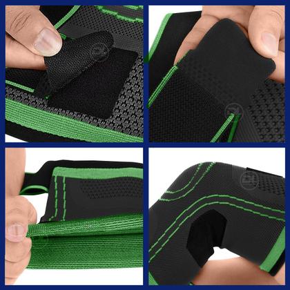 Imagem de Tensor Joelho Patela Muscular Treino Joelheira Exercício Funcional F