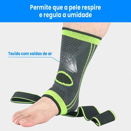 Imagem de Tensor Para Tornozelo Caneleira Elstatica Ortopedica 2 Un