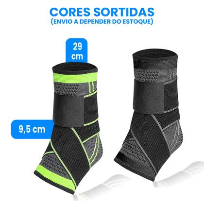 Imagem de Tensor Para Tornozelo Caneleira Elstatica Ortopedica 2 Un