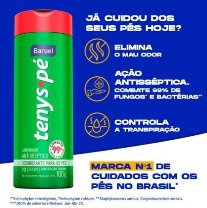 Imagem de Tenys Pe Baruel Talco Canforado 100 Gramas