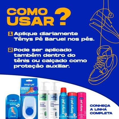 Imagem de Tenys Pe Baruel Talco Canforado 100 Gramas