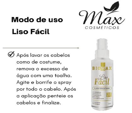 Imagem de Terapia Tratamento Liso Facil Biomax Protetor Termico 120Ml