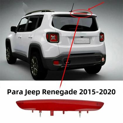 Imagem de Terceira Luz de Freio Traseira para Jeep Renegade (2015-2020) - Lâmpada de Sinal de Estacionamento