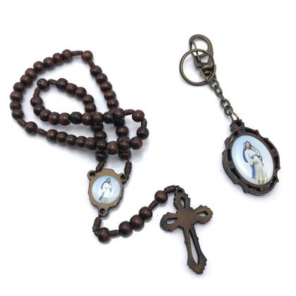 Imagem de Terço e Chaveiro Nossa Senhora Grávida Com Caixinha Personalizada