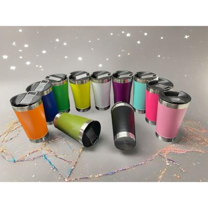 Imagem de Termico Copo quente e gelado Inox Com Tampa E Abridor 473ML