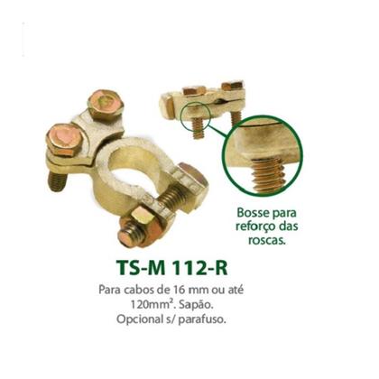 Imagem de Terminal Bateria Sapao Cabo Grosso 16Mm Ou Ate 120Mm 10 Pecas Com Parafuso - ILG