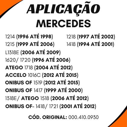 Imagem de Terminal Cardan Nodular Mbb 1218/ 1418/ L1620/ Of1417/ Of1721/ Of1218/ Atego..