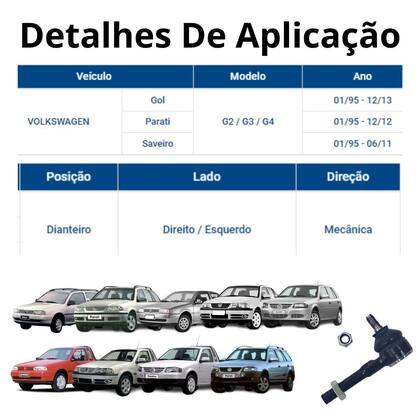 Imagem de Terminal de direcao Nakata VW Gol Parati Saveiro 95 a 12