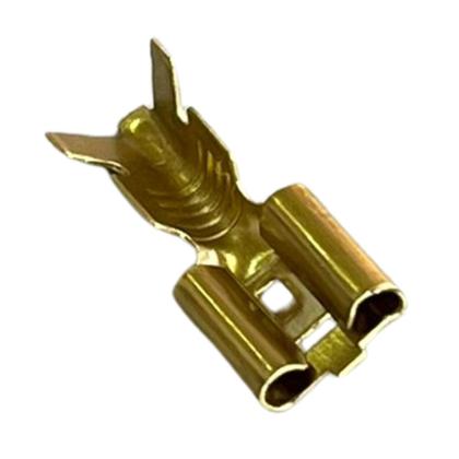 Imagem de Terminal Encaixe Fêmea Com Trava 6,3mm - Pacote C/ 100 Peças