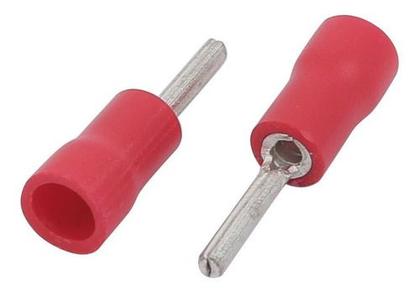 Imagem de Terminal Pino Agulha Pre Isolado 0,5 A 1,5mm Vermelho 200un