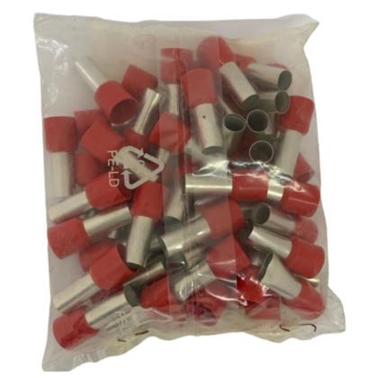 Imagem de Terminal Tubular c/ isolação bitola 10mm² CT3611-L 100pçs