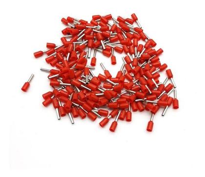 Imagem de Terminal Tubular Ilhós Conector 1,0mm Pré Isolado - 500 Pçs