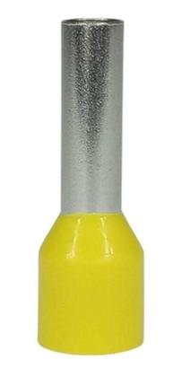 Imagem de Terminal Tubular Ilhós Conector 6Mm E6012 Pré Isolado 100Pçs