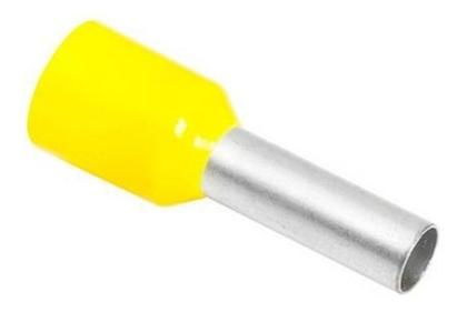 Imagem de Terminal Tubular Ilhós Conector 6Mm E6012 Pré Isolado 100Pçs