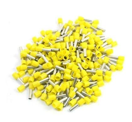 Imagem de Terminal Tubular Ilhós Conector 6Mm E6012 Pré Isolado 100Pçs