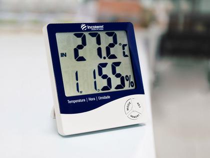 Imagem de Termo-higrometro digital -10c +50c 20 90% ur maxima e minima incoterm.