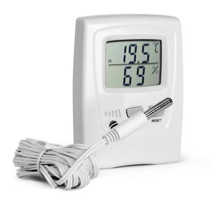 Imagem de Termo-higrometro digital com temperatura interna /externa incoterm.