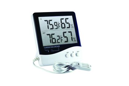 Imagem de Termo-higrometro digital temperatura e umidade interna/externa incoterm.