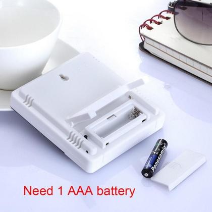 Imagem de Termo-Higrômetro Digital Termômetro Higrômetro Relógio Htc-1