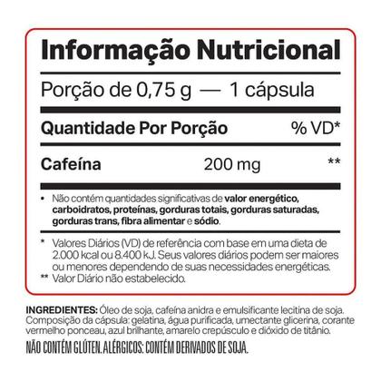 Imagem de Termodop Cafeína 200mg com 60 Cápsulas - Elemento Puro
