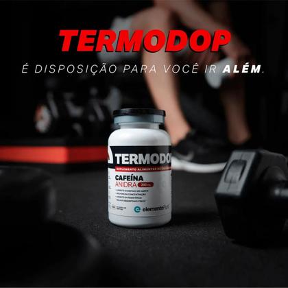 Imagem de Termodop Cafeína Anidra 200mg 60 Cápsulas Elemento Puro