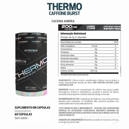 Imagem de Termogênico Thermo Caffeine Burst 60 Cáps - XPRO Nutrition