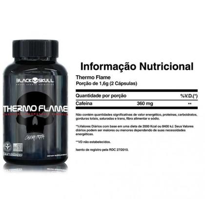 Imagem de Termogênico Thermo Flame 60 Tabs - Black Skull