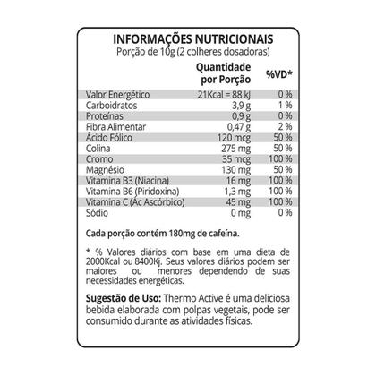 Imagem de Termogenico Thermoactive Lata 250G Frutas Cítricas Maxinutri