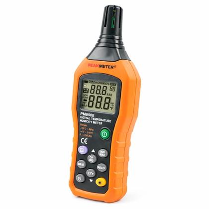 Imagem de TermoHigrômetro Digital Dew Point  Medidor Portátil de Umidade, Temperatura e Ponto de Orvalho ACCURACY