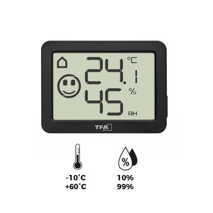 Imagem de Termohigrômetro Digital Temperatura Interna e Umidade com Nível de Conforto