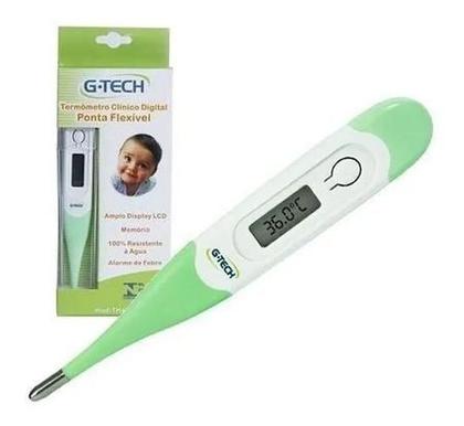 Imagem de Termômetro Clínico Digital Febre Ponta Flexivel G-tech Th400
