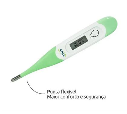 Imagem de Termometro Clinico Veterinário Digital Ponta Flexível G-Tech
