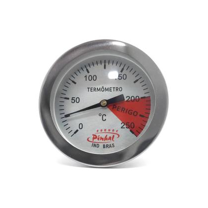 Imagem de Termômetro com porca aferidor de temperatura fornos
