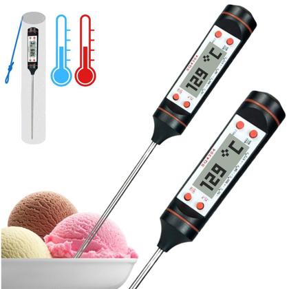 Imagem de Termômetro Culinário Digital Espeto De Alimento Cozinha - Só Qualidade