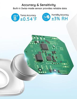 Imagem de Termômetro de higrômetro Govee Bluetooth Wireless, pacote com 3