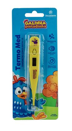 Imagem de Termômetro digital Amarelo Galinha Pintadinha