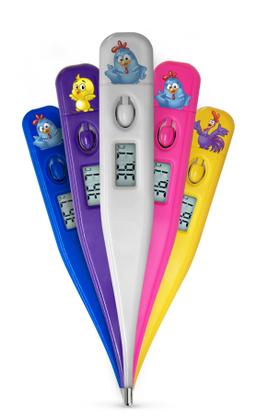 Imagem de Termômetro digital Amarelo Galinha Pintadinha