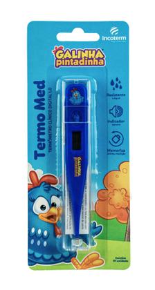 Imagem de Termômetro digital Azul Galinha Pintadinha