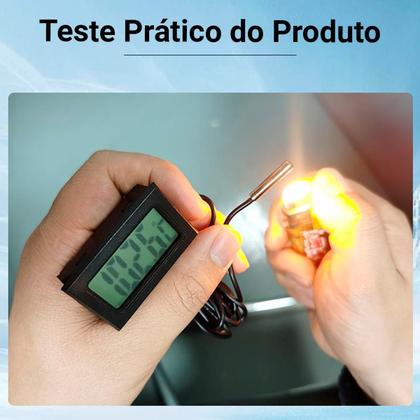 Imagem de Termômetro Digital Cozinha Geladeira Aquário Chocadeira