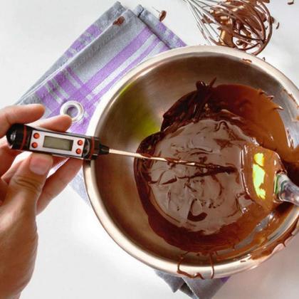 Imagem de Termômetro Digital Culinário P/Alimentos Bebidas 