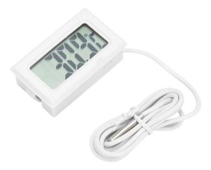 Imagem de Termômetro Digital Freezer Geladeira Chocadeira Com Sensor Externo E Tela LCD