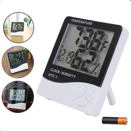 Imagem de Termômetro Digital Higrômetro Precisão Para Ambiente Interno