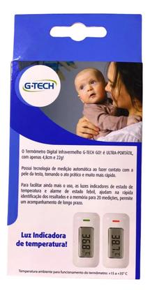 Imagem de Termômetro Digital Infravermelho Medição Testa 1 Segundo G-tech