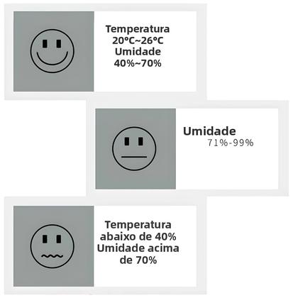 Imagem de Termômetro Digital Mini LCD Interno Higrômetro Sensor De Temperatura E Umidade Da Sala Estação